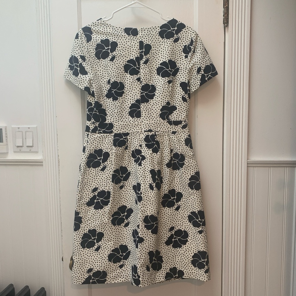 EUC Boden Sierra Primrose Midi Dress - Navy/Ivory w/ POCKETS - Picture 5 of 5